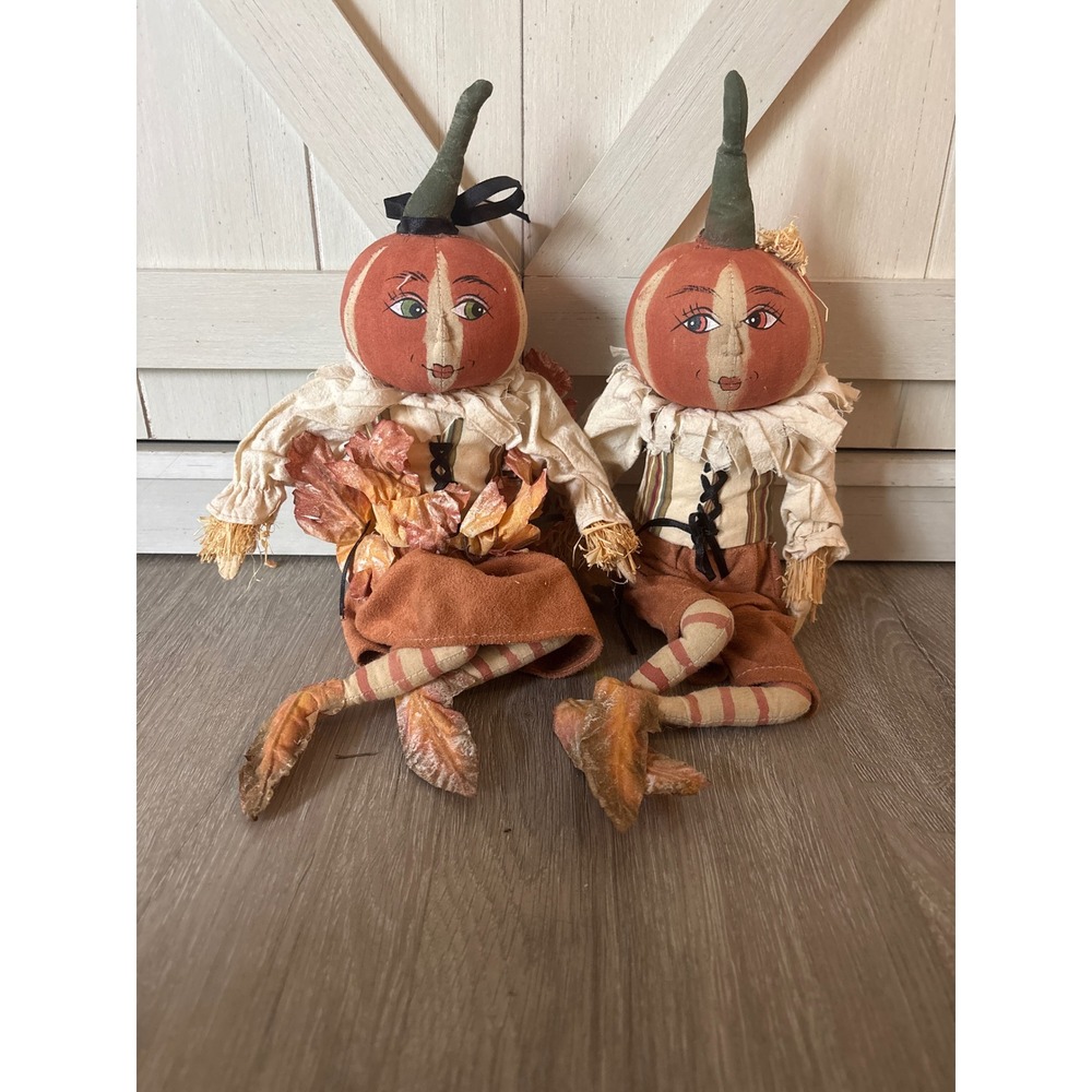 VTG Joe Spencer Gathered Traditions Pumpkin Doll